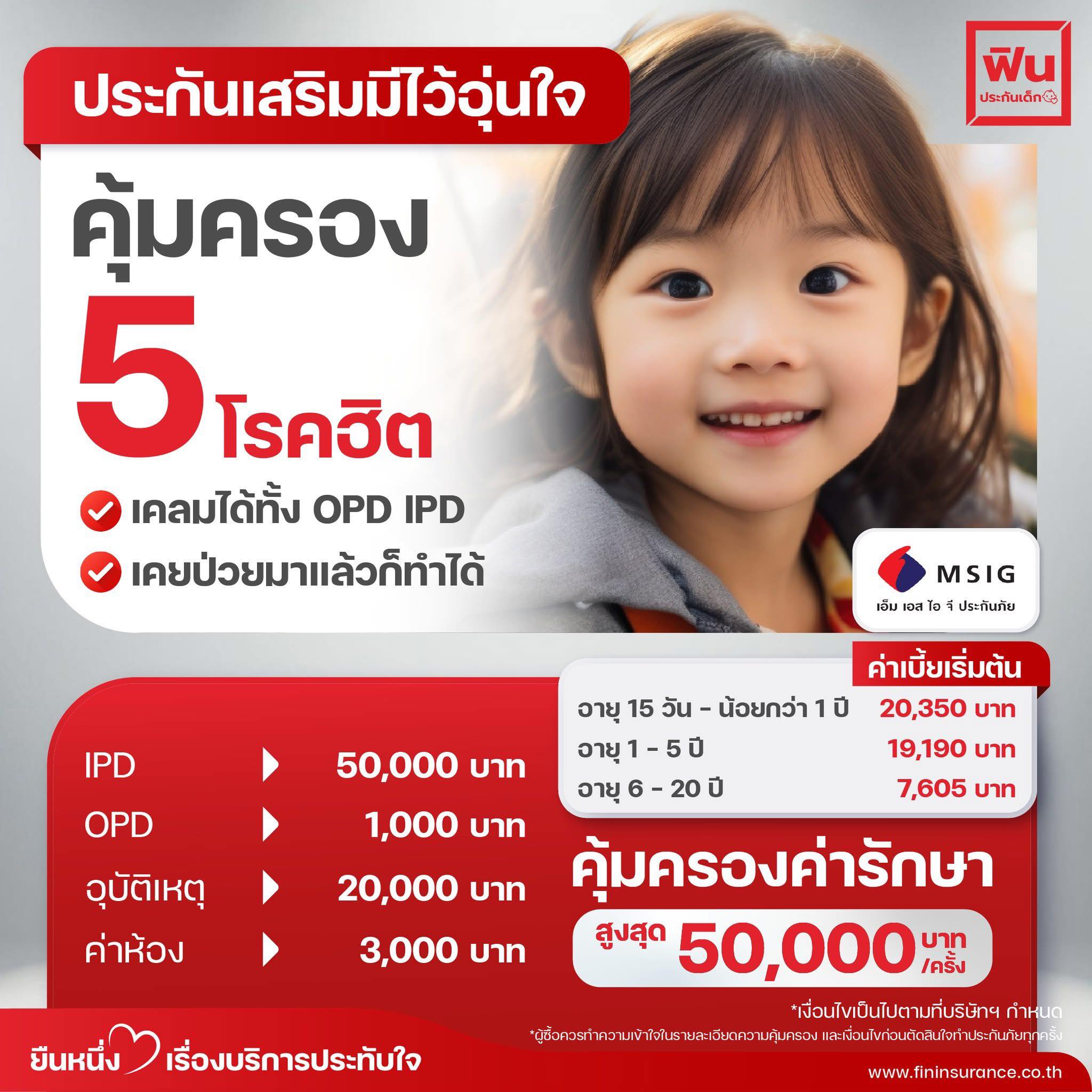 #ประกันเด็กMSIG #ฟินประกันเด็ก #ประกันเด็กโรคฮิต